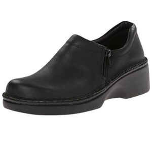 Naot Black Leather Mules